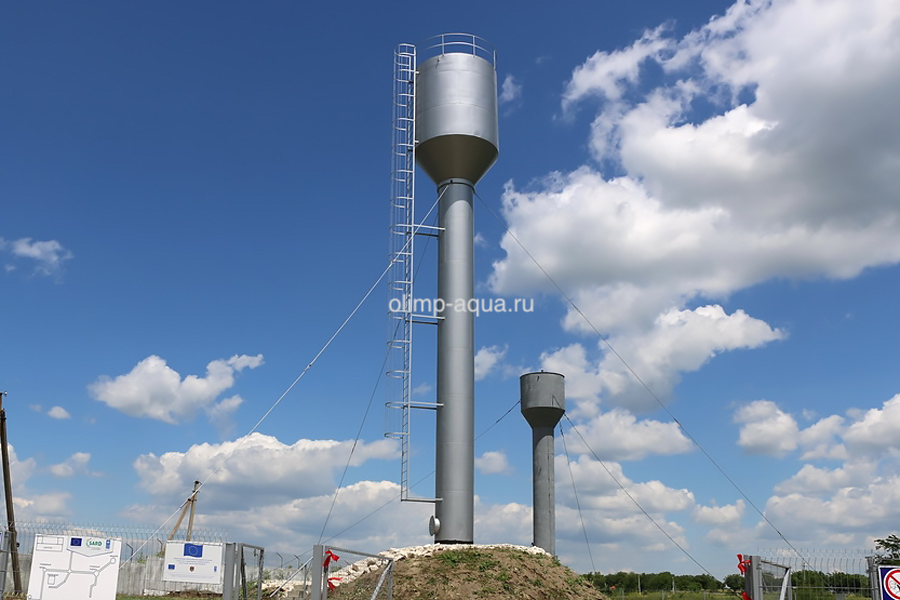Обслуживание водонапорных башен компанией ООО «Олимп-Аква»