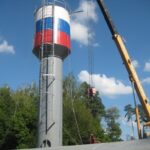 Ремонт водонапорной башни в Московской области